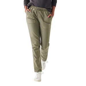 Faherty Women's Traveler Pant | Olive Green